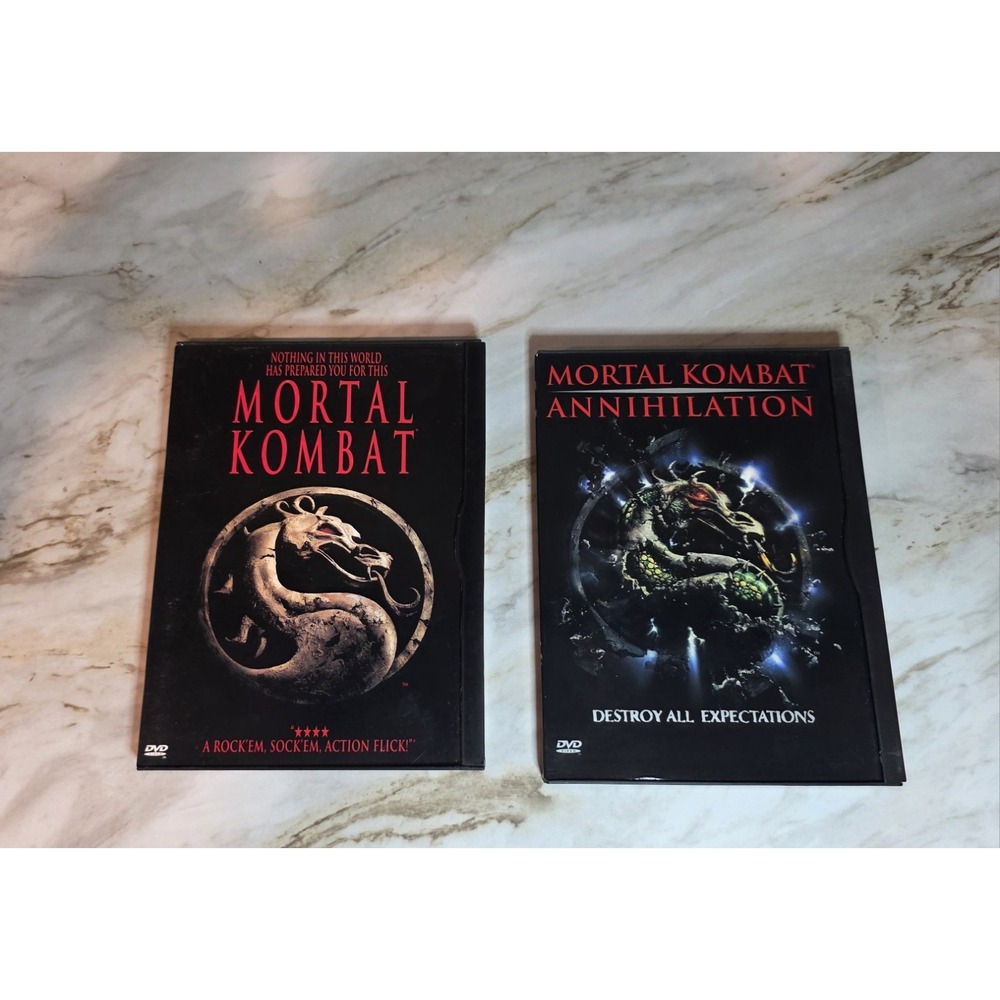 Mortal Kombat 1 And 2 Original Movies (DVD, 1997)